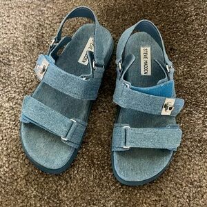 Steve Madden Blue Sandals Casual Comfort